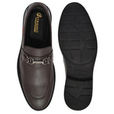 MEN CHERRY LEATHER LOAFER WITH DOUBLE STITCHED WELTS ART NO OF-216 CH